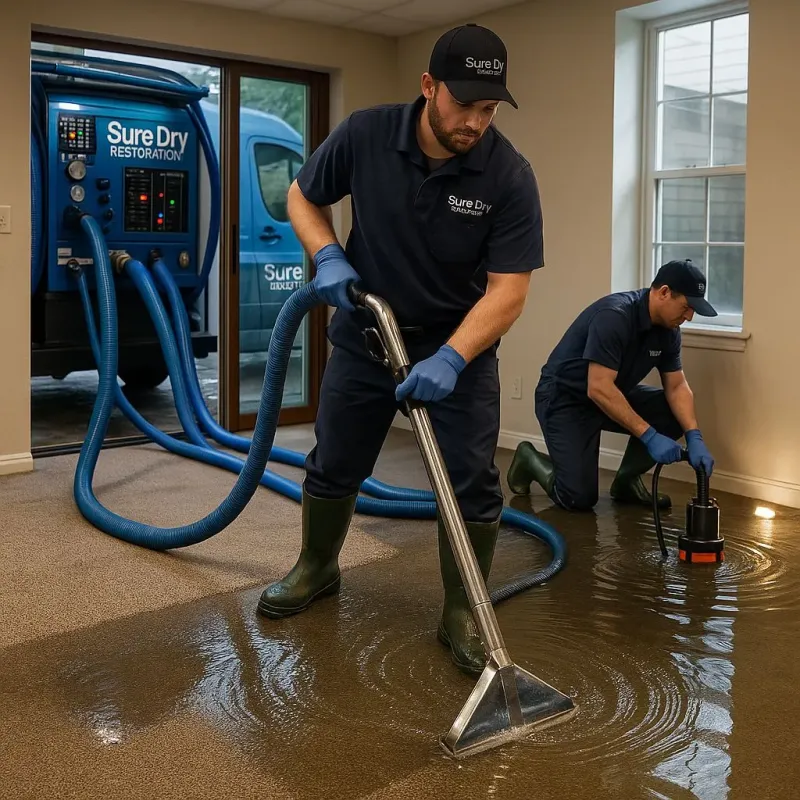 Water Extraction and Removal process in Mansfield, TX